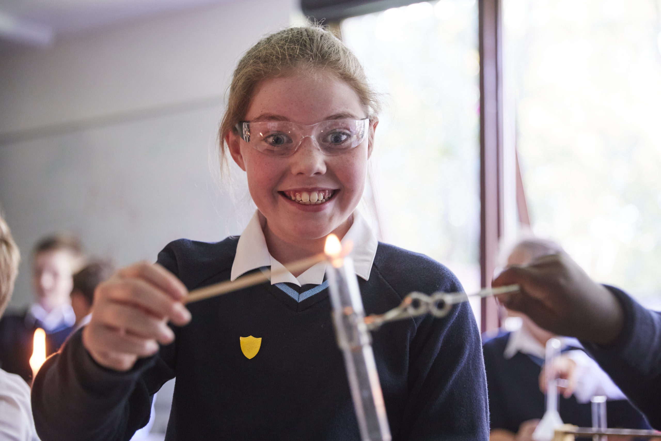 Prep Pupil enjoying a fun science experiment - Fees and Bursaries