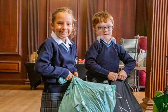 Prep Pupils gathering uniform donations for the Mwangala Mwenda Foundation - CPFA Charity Uniform Drive - News