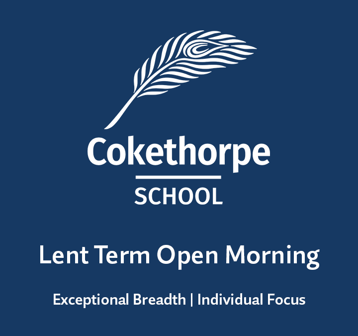 Lent Term Open Morning