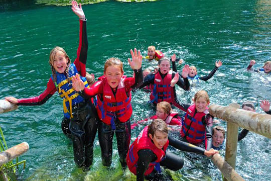 Year Six Prep Pupils enjoying water sports fun - Year 6 Residential 2022