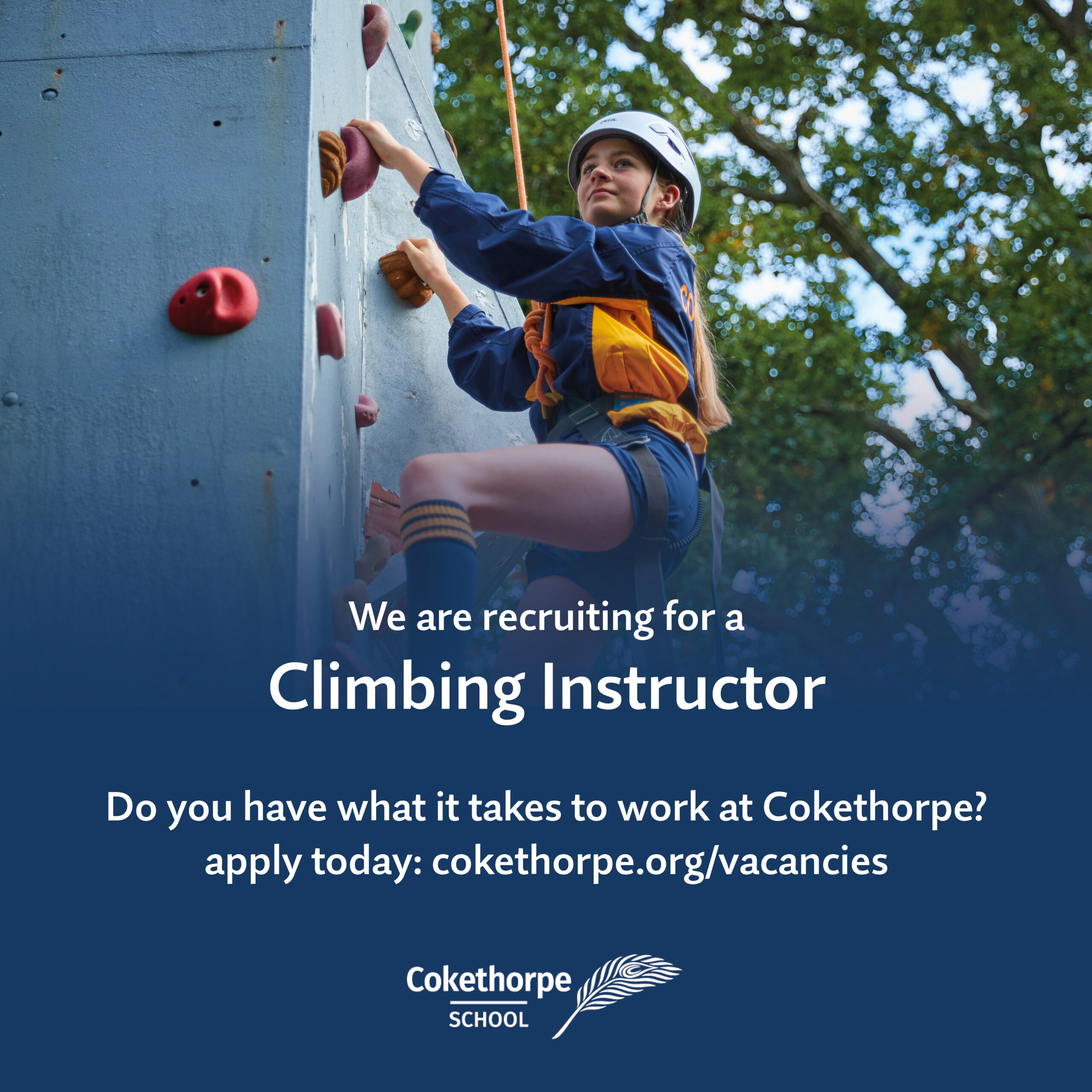 Climbing Instructor ad May 2023