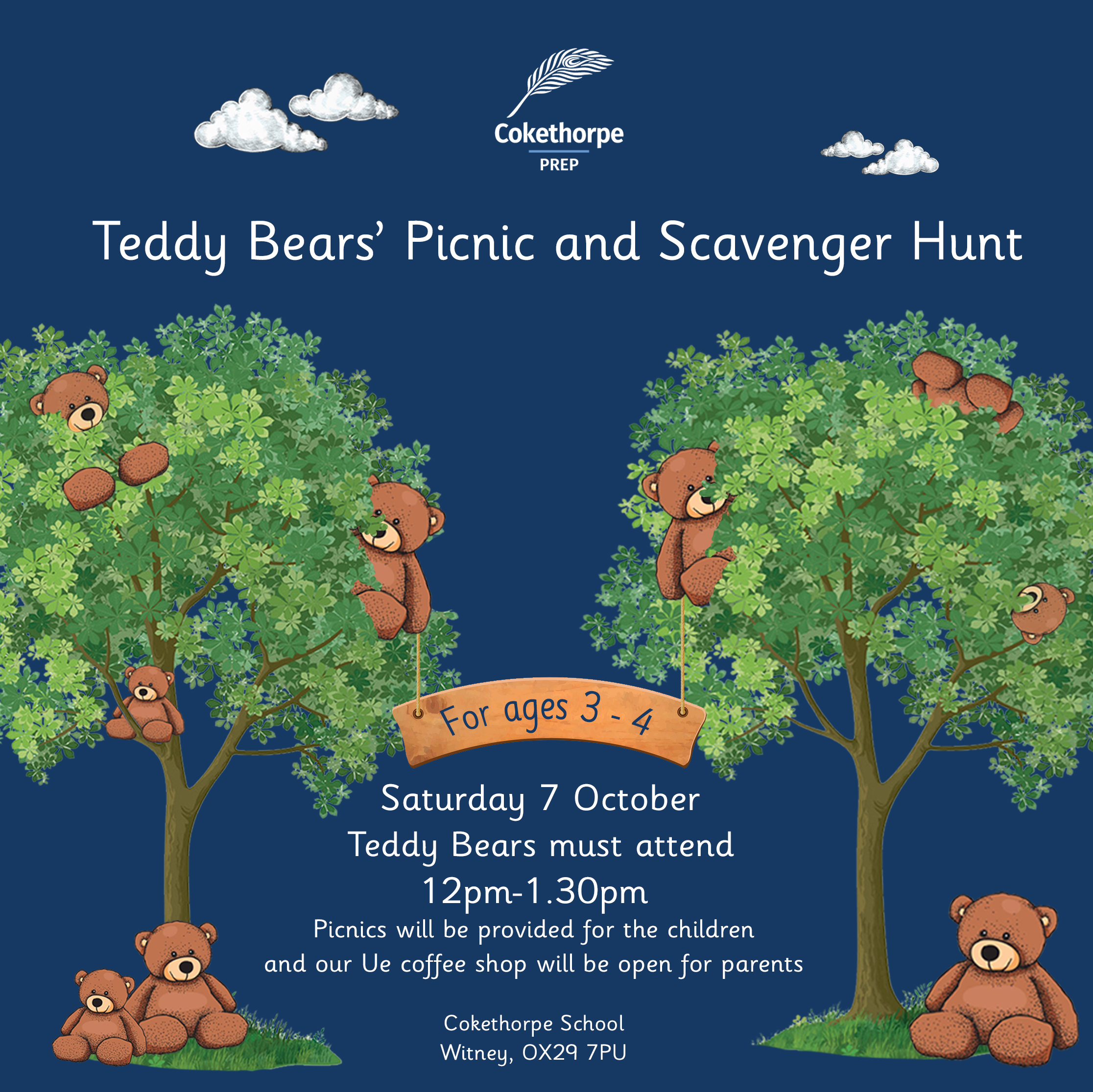 Teddy Bears' Picnic October 2023 at Cokethorpe School