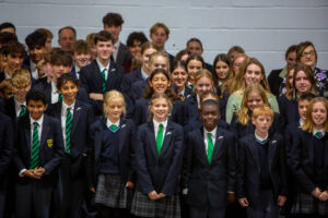 Queen Anne at Inter-House Singing
