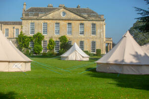 Bell Tents at the First Form Camp 2023