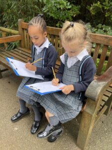 Year 1 children at Cotswold Wildlife Park