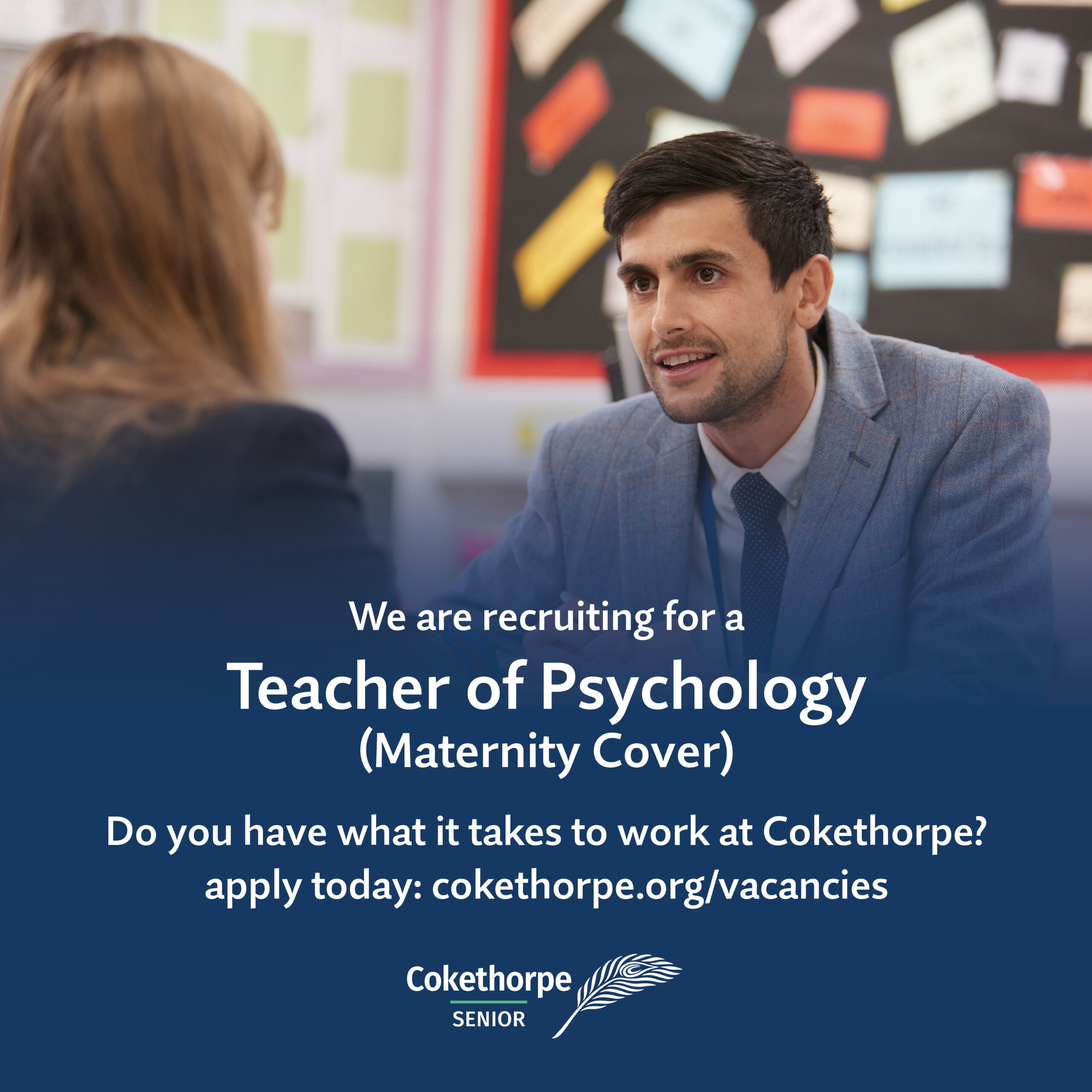 Maternity Cover Head of Psychology
