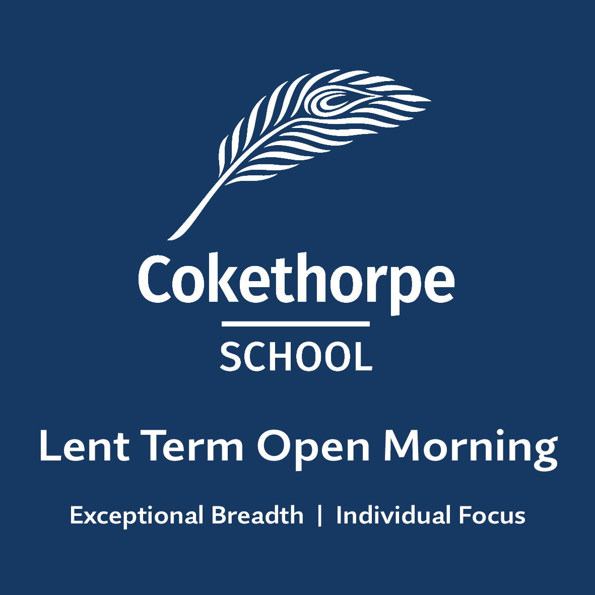 Lent Term Open Morning