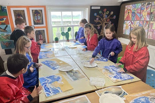 Corinthian Partnership Schools Make Waves in Art Workshop