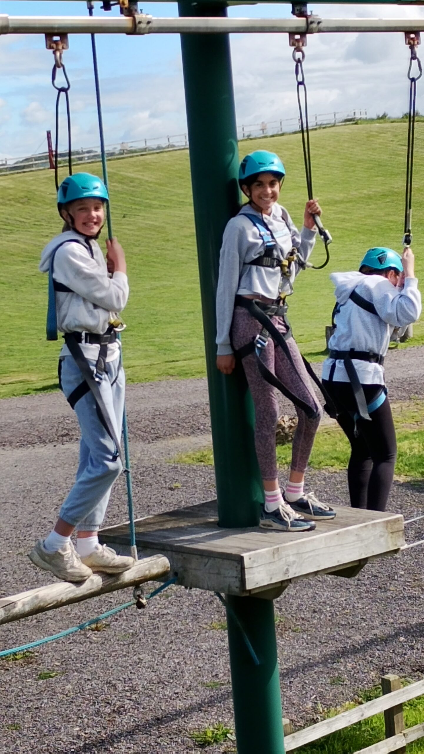 High ropes challenge Prep Residential Visits