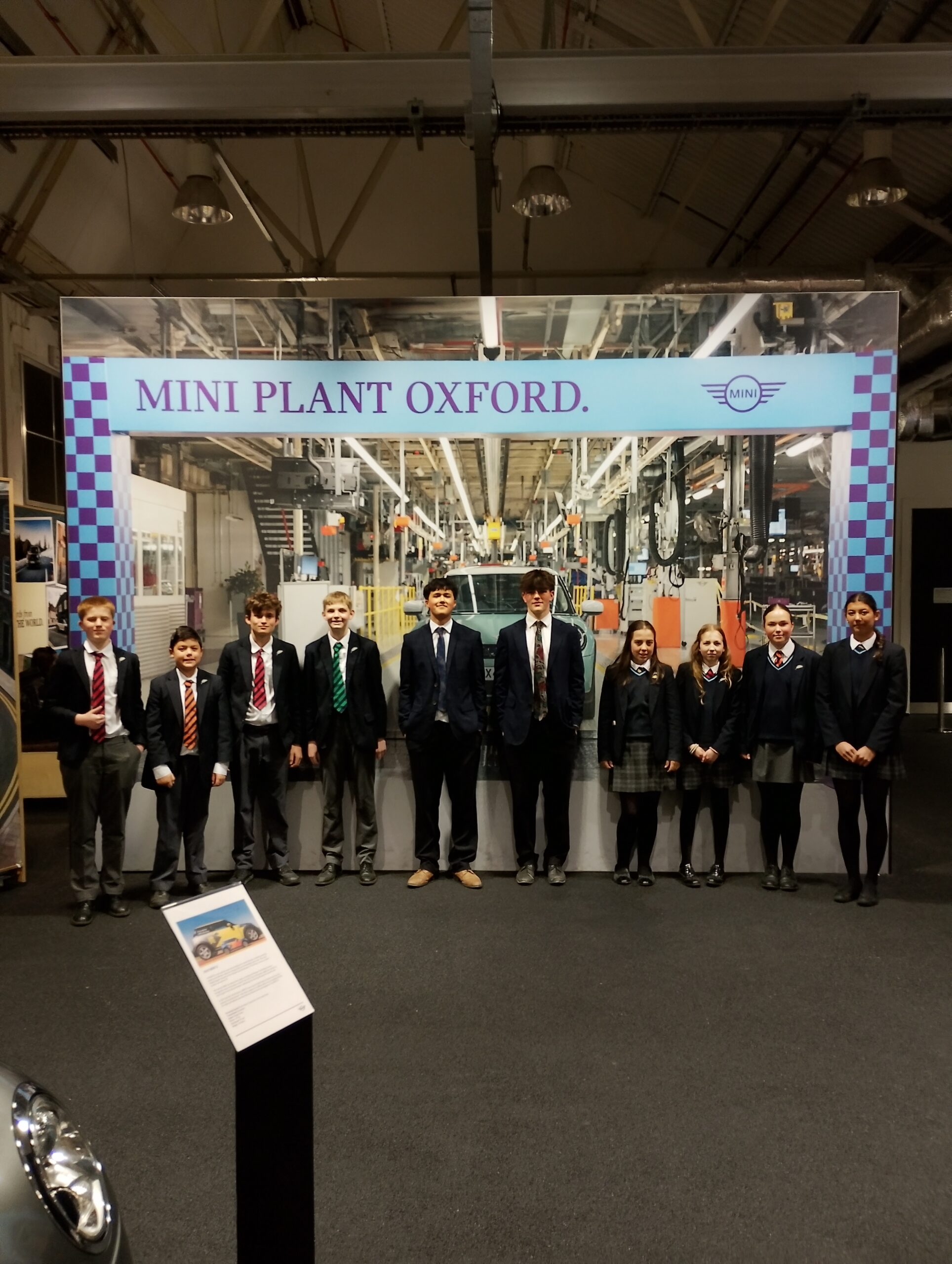 DT students at Mini plant DT Students Discover Industrial Design