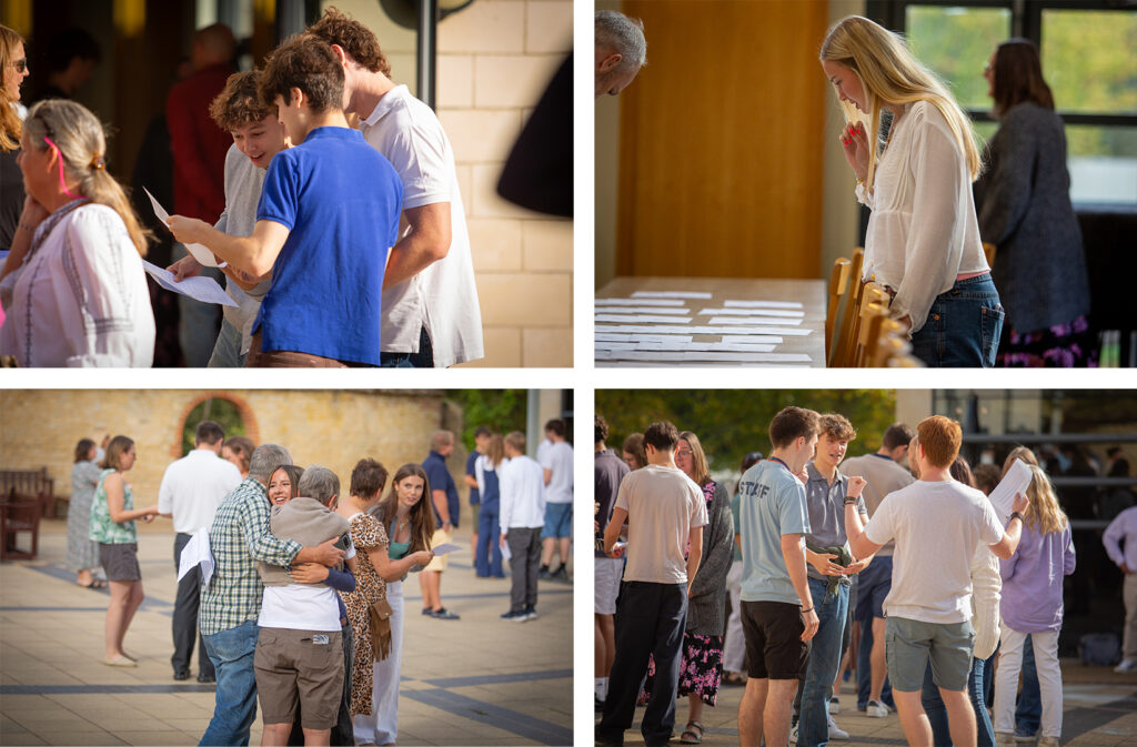 Students find out how the did in their GCSE Results