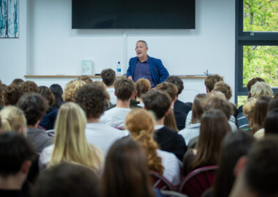 Enlightenment Lecture: John Kampfner inspires Sixth Form students